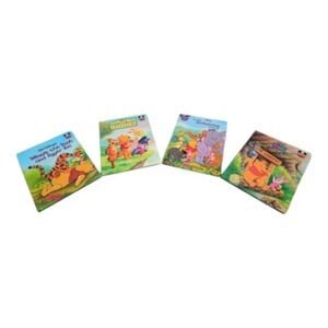 Walt Disneys Wonderful World Of Reading 4 Childrens Book Bundle